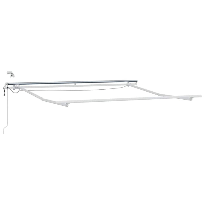 Copertină retractabilă automat cu LED, antracit/alb, 300x250 cm - WALTI WALTI