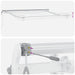Copertină retractabilă automat cu LED, antracit/alb, 300x250 cm - WALTI WALTI