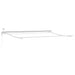 Copertină retractabilă automat cu LED, antracit/alb, 400x300 cm - WALTI WALTI