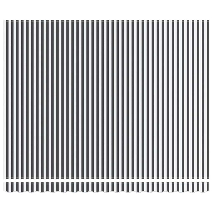 Copertină retractabilă automat cu LED, antracit/alb, 400x300 cm - WALTI WALTI