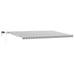Copertină retractabilă manual cu LED, antracit/alb, 500x300 cm - WALTI WALTI