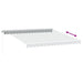 Copertină retractabilă manual, antracit/alb, 400x350 cm - WALTI WALTI