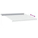 Copertină retractabilă manual cu LED, antracit/alb, 400x350 cm - WALTI WALTI