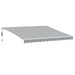 Copertină retractabilă automat cu LED, antracit/alb, 400x350 cm - WALTI WALTI