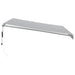 Copertină retractabilă automat cu LED, antracit/alb, 400x350 cm - WALTI WALTI