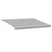 Copertină retractabilă manual, antracit/alb, 450x350 cm - WALTI WALTI