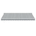 Copertină retractabilă manual, antracit/alb, 450x350 cm - WALTI WALTI