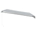 Copertină retractabilă manual, antracit/alb, 450x350 cm - WALTI WALTI