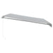 Copertină retractabilă manual cu LED, antracit/alb, 450x350 cm - WALTI WALTI