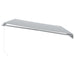 Copertină retractabilă manual, antracit/alb, 500x350 cm - WALTI WALTI