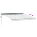 Copertină retractabilă automat LED-uri antracit/alb 400x350 cm - WALTI WALTI