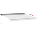 Copertină retractabilă manual, antracit/alb, 450x350 cm - WALTI WALTI