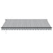 Copertină retractabilă manual cu LED-uri antracit/alb 450x350cm - WALTI WALTI