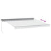 Copertină retractabilă manual cu LED-uri antracit/alb 450x350cm - WALTI WALTI