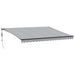 Copertină retractabilă automat LED-uri antracit/alb 450x350 cm - WALTI WALTI