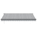 Copertină retractabilă automat LED-uri antracit/alb 450x350 cm - WALTI WALTI