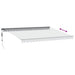 Copertină retractabilă automat LED-uri antracit/alb 450x350 cm - WALTI WALTI