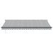 Copertină retractabilă manual, antracit/alb, 500x350 cm - WALTI WALTI
