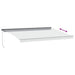 Copertină retractabilă manual, antracit/alb, 500x350 cm - WALTI WALTI