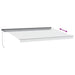 Copertină retractabilă manual cu LED-uri antracit/alb 500x350cm - WALTI WALTI