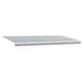 Copertină retractabilă manual, antracit/alb, 600x300 cm - WALTI WALTI