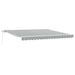 Copertină retractabilă manual, antracit/alb, 400x300 cm - WALTI WALTI