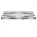 Copertină retractabilă manual, antracit/alb, 350x250 cm - WALTI WALTI