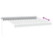 Copertină retractabilă manual, antracit/alb, 350x250 cm - WALTI WALTI