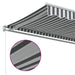 Copertină retractabilă manual, antracit/alb, 350x250 cm - WALTI WALTI