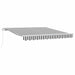 Copertină retractabilă manual, antracit/alb, 300x250 cm - WALTI WALTI