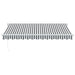 Copertină retractabilă antracit/alb, 3,5x2,5 m, textil/aluminiu - WALTI WALTI