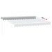 Copertină retractabilă antracit/alb, 3,5x2,5 m, textil/aluminiu - WALTI WALTI
