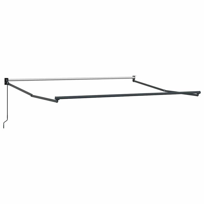 Copertină retractabilă antracit/alb, 3x2,5 m, textil/aluminiu - WALTI WALTI