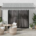 Copertină retractabilă antracit/alb, 3,5x2,5 m, textil/aluminiu - WALTI WALTI