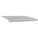 Copertină retractabilă antracit/alb, 4,5x3 m, textil/aluminiu - WALTI WALTI
