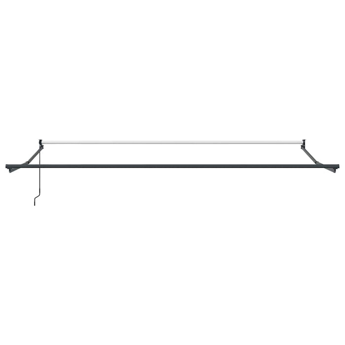Copertină retractabilă antracit/alb, 4,5x3 m, textil/aluminiu - WALTI WALTI