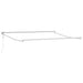 Copertină retractabilă antracit/alb, 3x2,5 m, textil/aluminiu - WALTI WALTI
