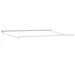 Copertină retractabilă antracit/alb, 4x3 m, textil/aluminiu - WALTI WALTI