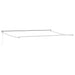 Copertină retractabilă antracit/alb, 4,5x3 m, textil/aluminiu - WALTI WALTI