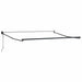 Copertină retractabilă antracit/alb, 3x2,5 m, textil/aluminiu - WALTI WALTI