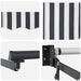 Copertină retractabilă antracit/alb, 4x3 m, textil/aluminiu - WALTI WALTI