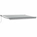 Copertină retractabilă antracit/alb, 4,5x3 m, textil/aluminiu - WALTI WALTI