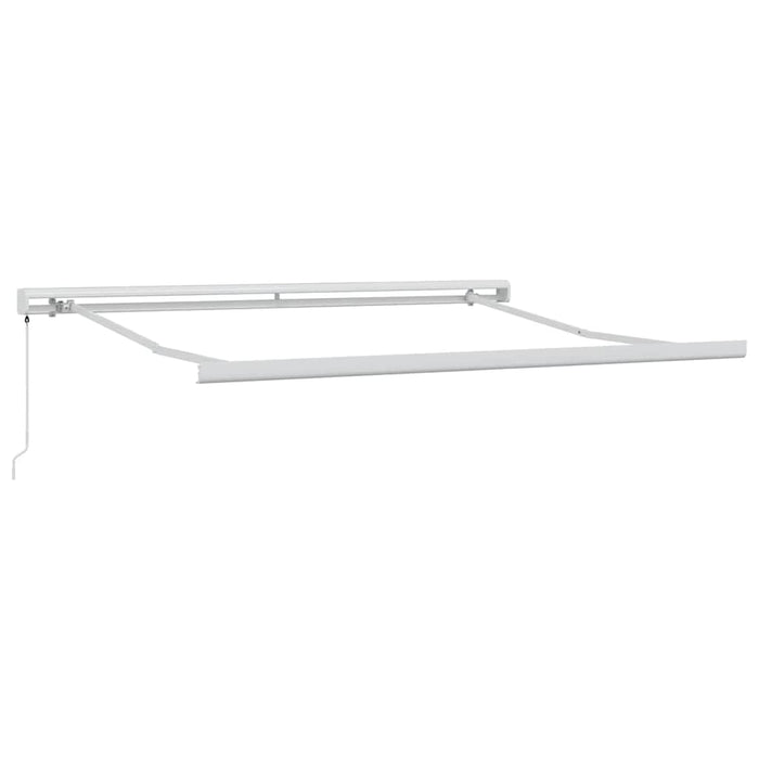 Copertină retractabilă antracit/alb, 3x2,5 m, textil/aluminiu - WALTI WALTI