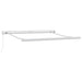 Copertină retractabilă antracit/alb, 3x2,5 m, textil/aluminiu - WALTI WALTI