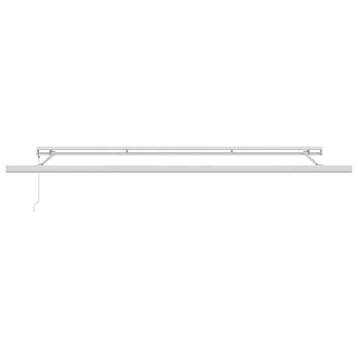 Copertină retractabilă antracit/alb, 4,5x3 m, textil/aluminiu - WALTI WALTI