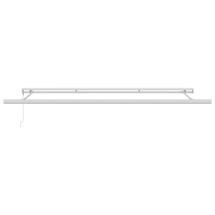 Copertină retractabilă antracit/alb, 5x3 m, textil/aluminiu - WALTI WALTI