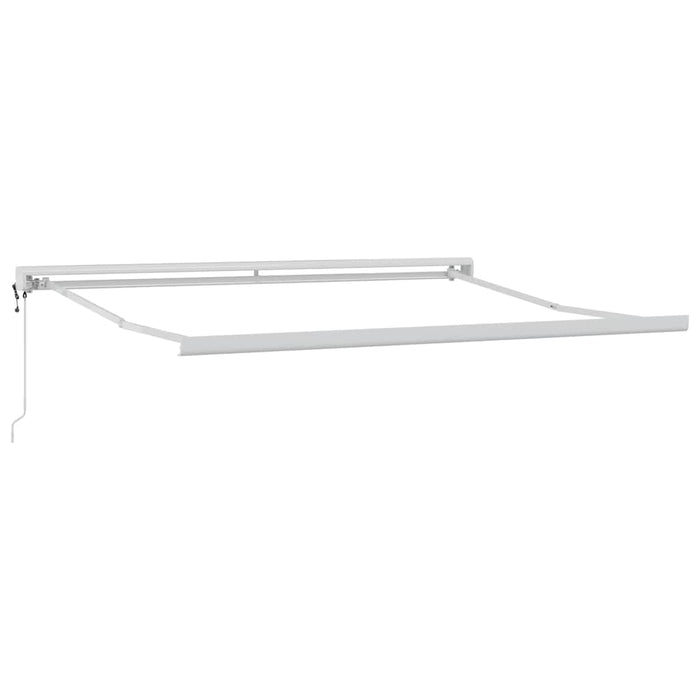 Copertină retractabilă antracit/alb, 3x2,5 m, textil/aluminiu - WALTI WALTI