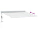 Copertină retractabilă antracit/alb, 3,5x2,5 m, textil/aluminiu - WALTI WALTI
