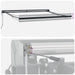 Copertină retractabilă antracit/alb, 3x2,5 m, textil/aluminiu - WALTI WALTI