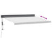 Copertină retractabilă antracit/alb, 3,5x2,5 m, textil/aluminiu - WALTI WALTI